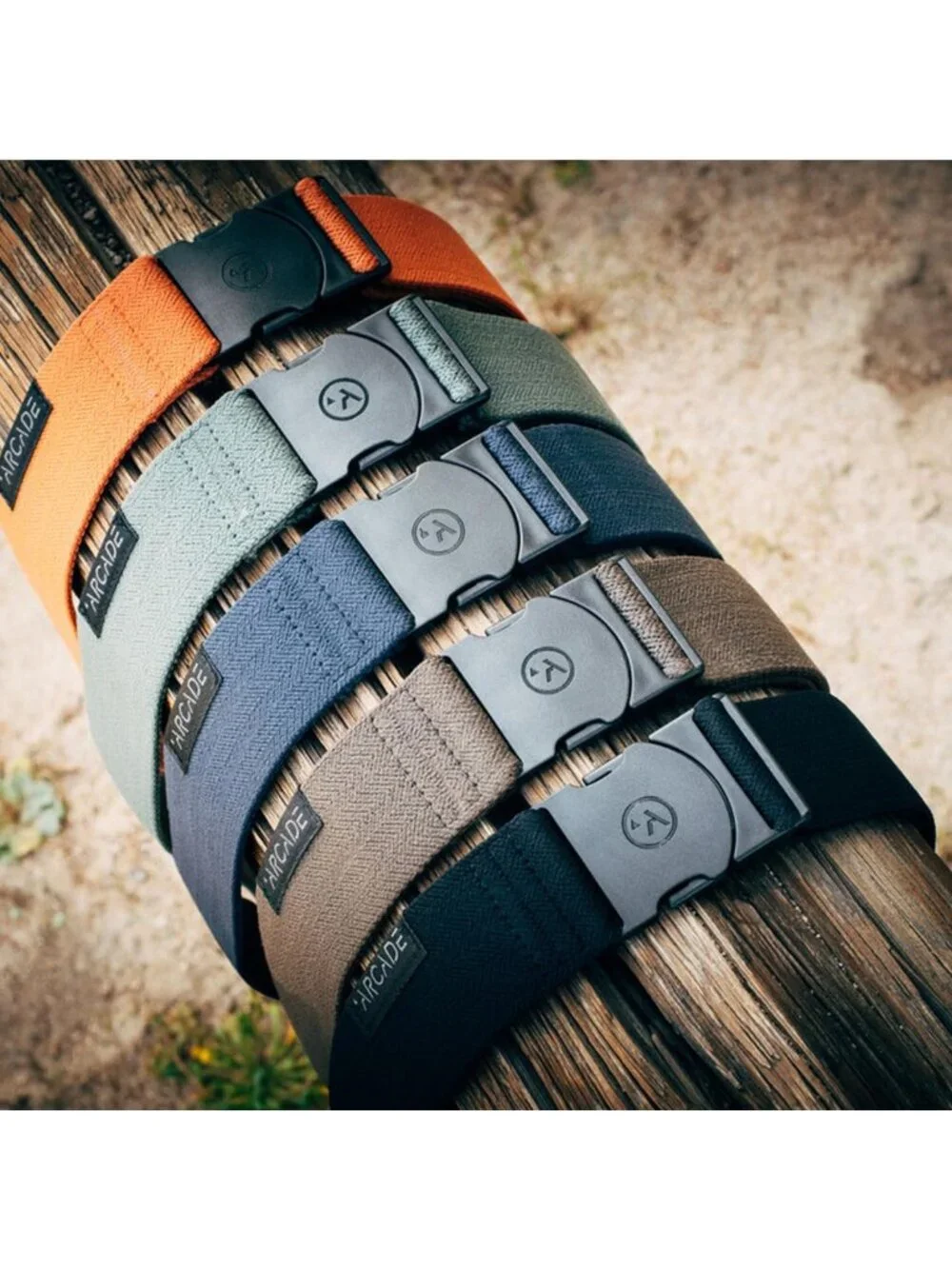 Unisex Adventure Belt - Heavy Duty Elastic, Travel-Friendly Non-Metal Buckle